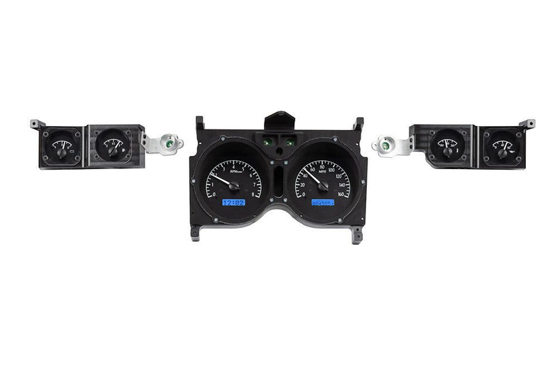 Load image into Gallery viewer, Dakota Digital 1973-1977 Chevrolet Malibu/Monte Carlo/El Camino/GMC Sprint VHX Black Blue Display Gauge Kit VHX-73C-CVL-K-B