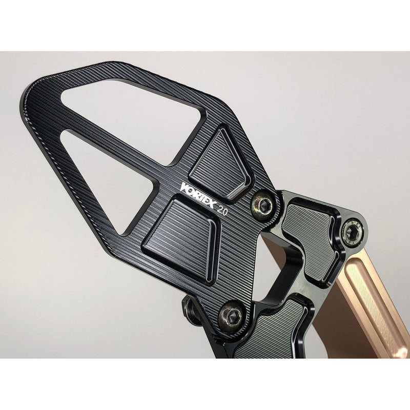 Load image into Gallery viewer, Vortex Racing Adjustable Rear Set Black - RS433K