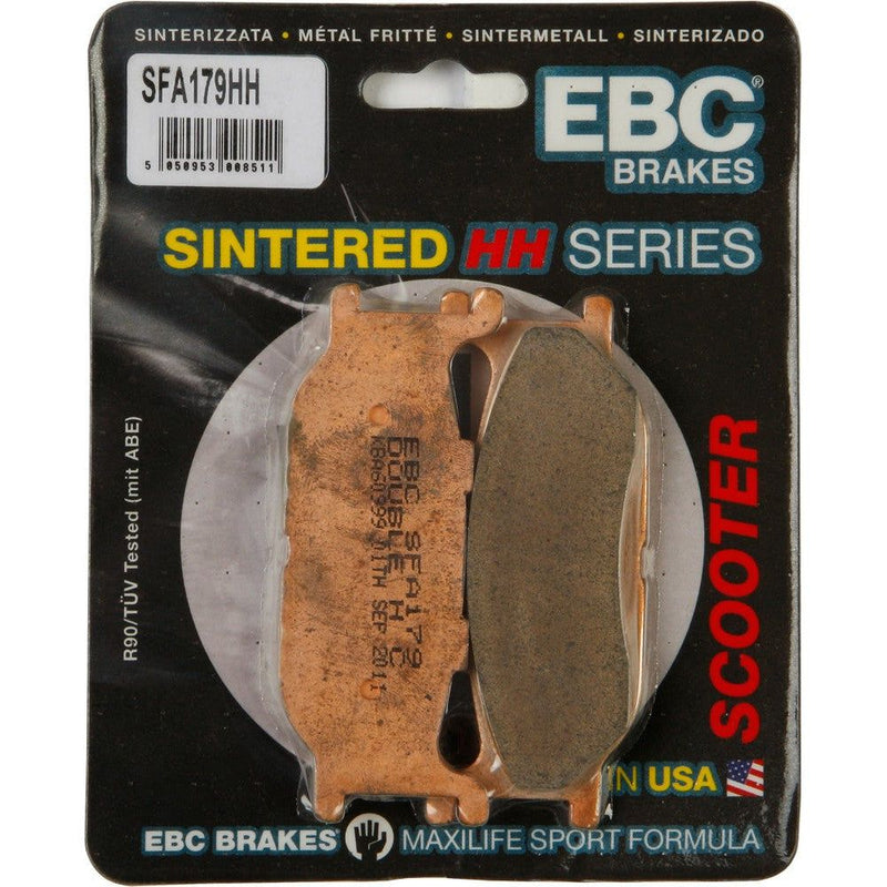 Load image into Gallery viewer, EBC 1 Pair SFA HH Series Scooter Sintered Brake Pads MPN SFA179HH