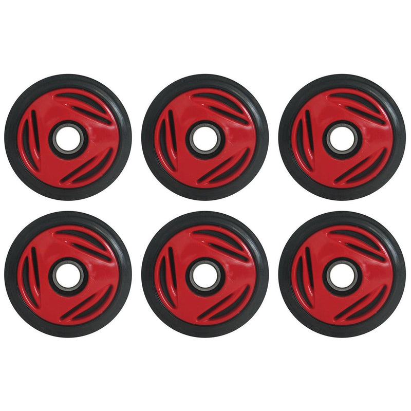 Load image into Gallery viewer, Front & Mid Rail Viper Red Idler Wheels BOMBARDIER/SKI-DOO Summit (all) 99-01