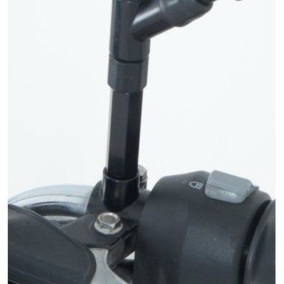 Load image into Gallery viewer, R&G Racing Black Mirror Risers For 2022-2024 Aprilia Tuareg 660