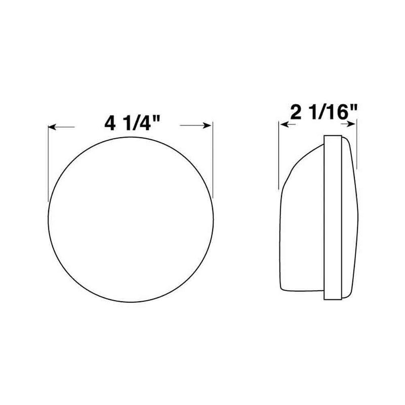 Load image into Gallery viewer, 4 Inch Round Trailer Tail Light Kit - Amber