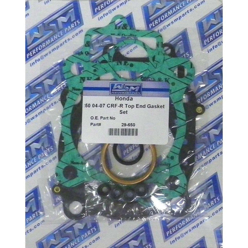 Load image into Gallery viewer, WSM Top End Gasket Kit For Honda 250 CRF-R / CRF-X 04-17 29-650