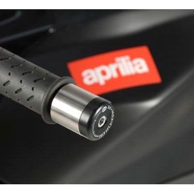 Load image into Gallery viewer, R&G Racing Black Bar End Sliders For 2008-2013 Aprilia Mana 850