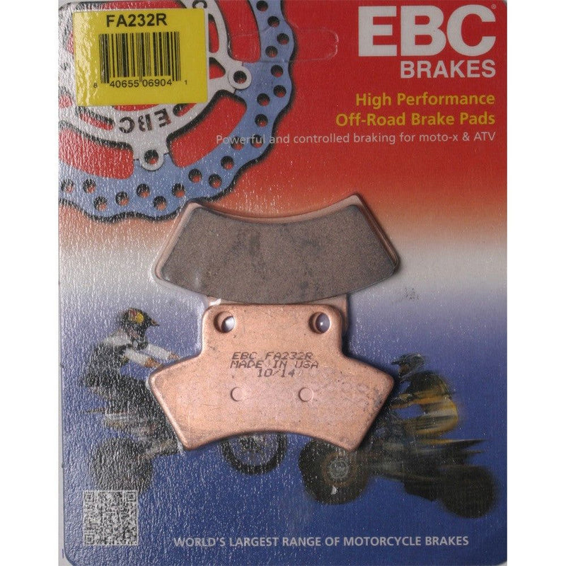 Load image into Gallery viewer, EBC 1 Pair Sintered R Series Heavy-Duty Brake Pads MPN FA232R