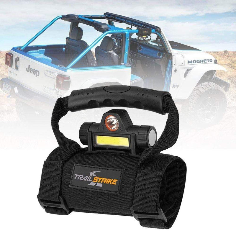 Load image into Gallery viewer, Trailstrike UTV Roll Bar Grab Handle Grip with LED 1.75“-2.25" Roll Cage