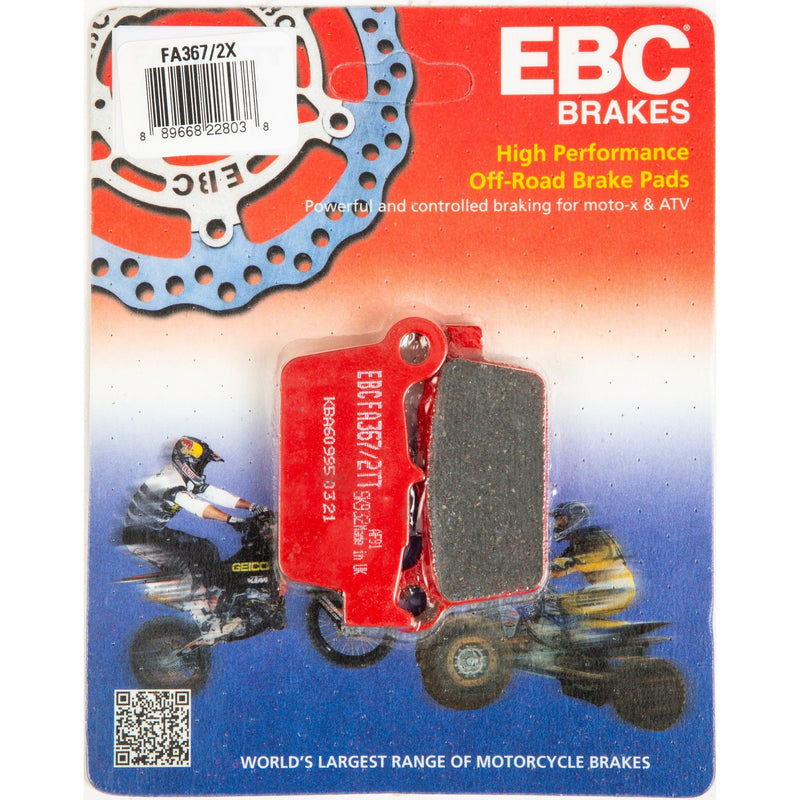 Load image into Gallery viewer, EBC 1 Pair Performance X-Series Carbon Brake Pads MPN FA367/2X