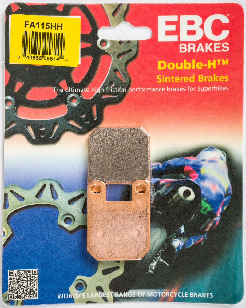 Load image into Gallery viewer, EBC 1 Pair Sintered HH Race Formula Brake Pads MPN FA115HH