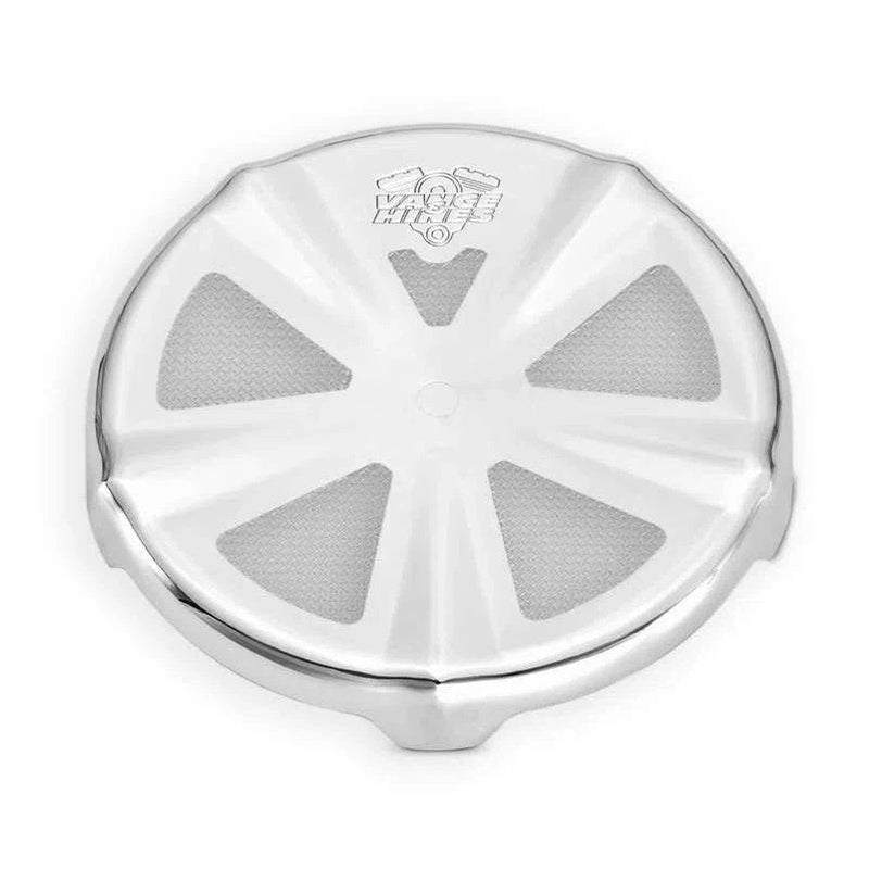Load image into Gallery viewer, Vance & Hines 71017 Chrome 'Skullcap Crown' Air Cleaner Cover for Harley