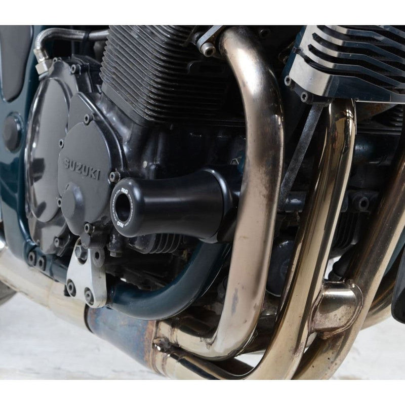 Load image into Gallery viewer, R&G Racing Black Classic Style Crash Protectors For 2001-2005 Suzuki Bandit 1200 GSF1200