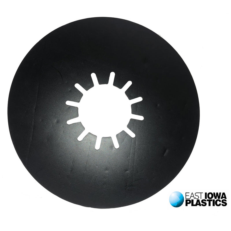 Load image into Gallery viewer, East Iowa Plastics Fifth Wheel Graphite Lube Liner - 10" Diameter Pinbox Lube Plate - 5 Pack - Made in USA