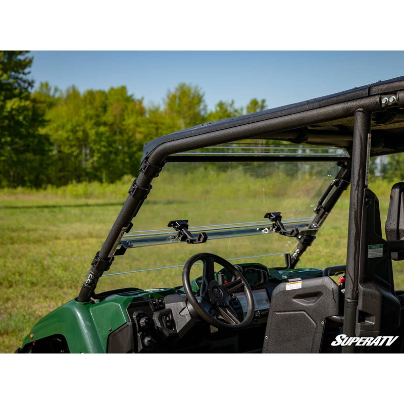 Load image into Gallery viewer, SuperATV Yamaha Viking Scratch Resistant Flip Windshield FWS-Y-VIK-001-70