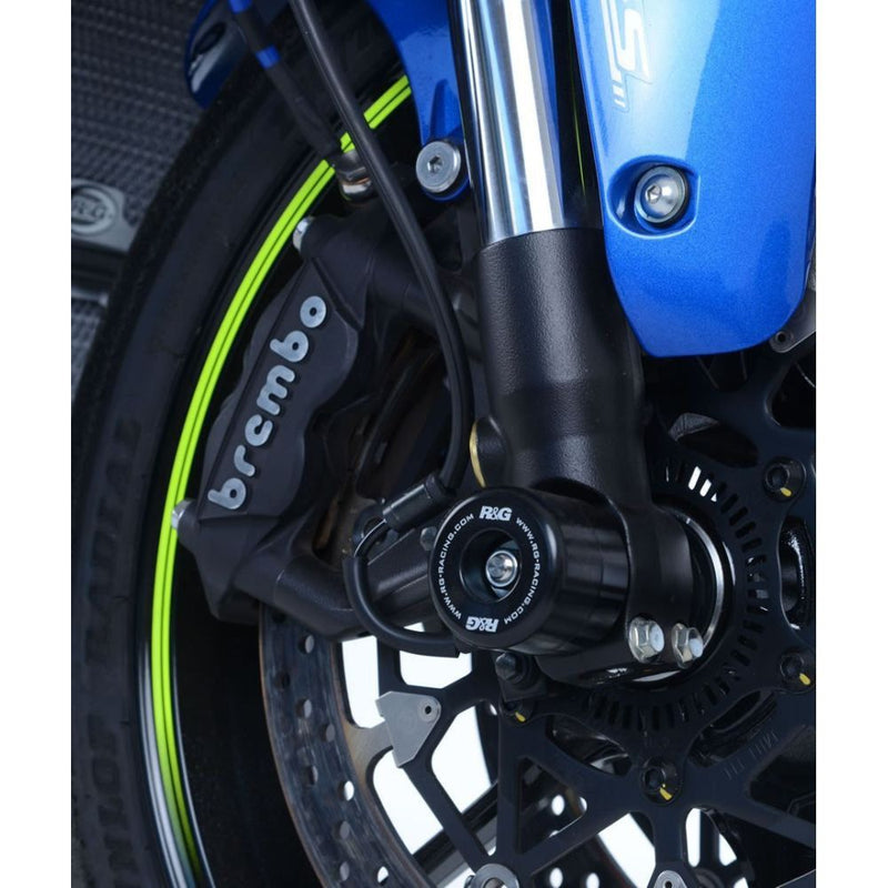 Load image into Gallery viewer, R&G Racing Black Fork Protectors For 2012-2018 Suzuki GSXR1000