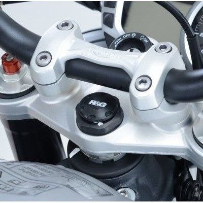 Load image into Gallery viewer, R&G Racing Black Top Yoke Cap For 2015-2020 Kawasaki Ninja H2 ZX1000