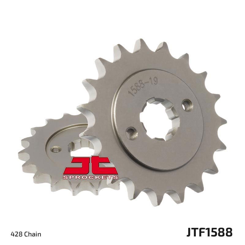 Load image into Gallery viewer, JT Sprockets Front Steel Sprocket 19 Tooth 19T 428 Chain JTF1588.19