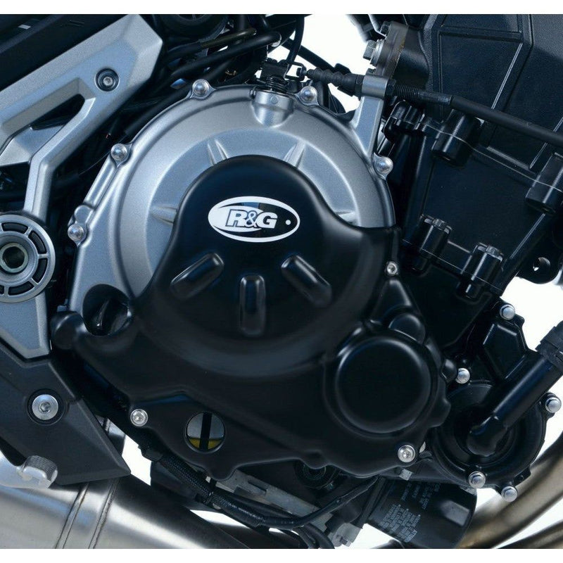 Load image into Gallery viewer, R&G Racing Black Slash Cut Engine Case Cover RHS For 2017-2024 Kawasaki Ninja 650 EX650