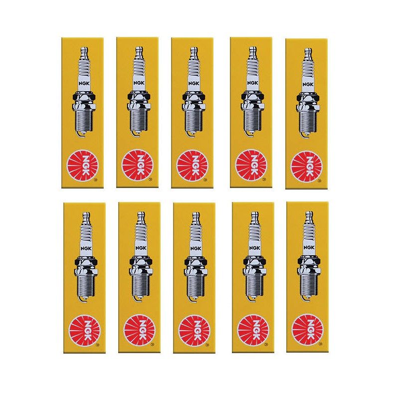 Load image into Gallery viewer, Set 10 NGK Standard Spark Plugs for Kawasaki BAYOU 1999-1988 Engine 220cc