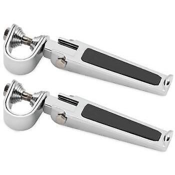 Load image into Gallery viewer, HIGHWAY MOTORCYCLE CLAMP ON FOOT PEGS FOOTPEGS Universal
