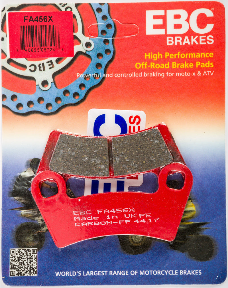 Load image into Gallery viewer, EBC 1 Pair Performance X-Series Carbon Brake Pads MPN FA456X