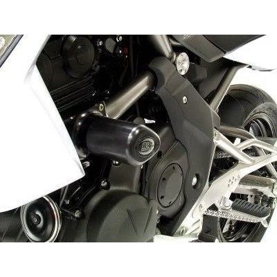 Load image into Gallery viewer, R&G Racing Black Aero Style Crash Protectors For 2009-2010 Kawasaki ER-6N