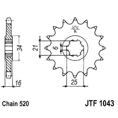 Load image into Gallery viewer, Front & Rear Sprocket Kit for KYMCO 250 Venox 04-09 JT Sprockets
