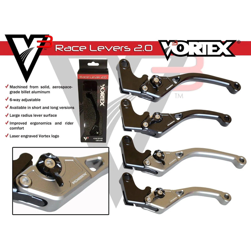 Load image into Gallery viewer, Vortex Black V3 2.0 Long Brake Lever - LVB190
