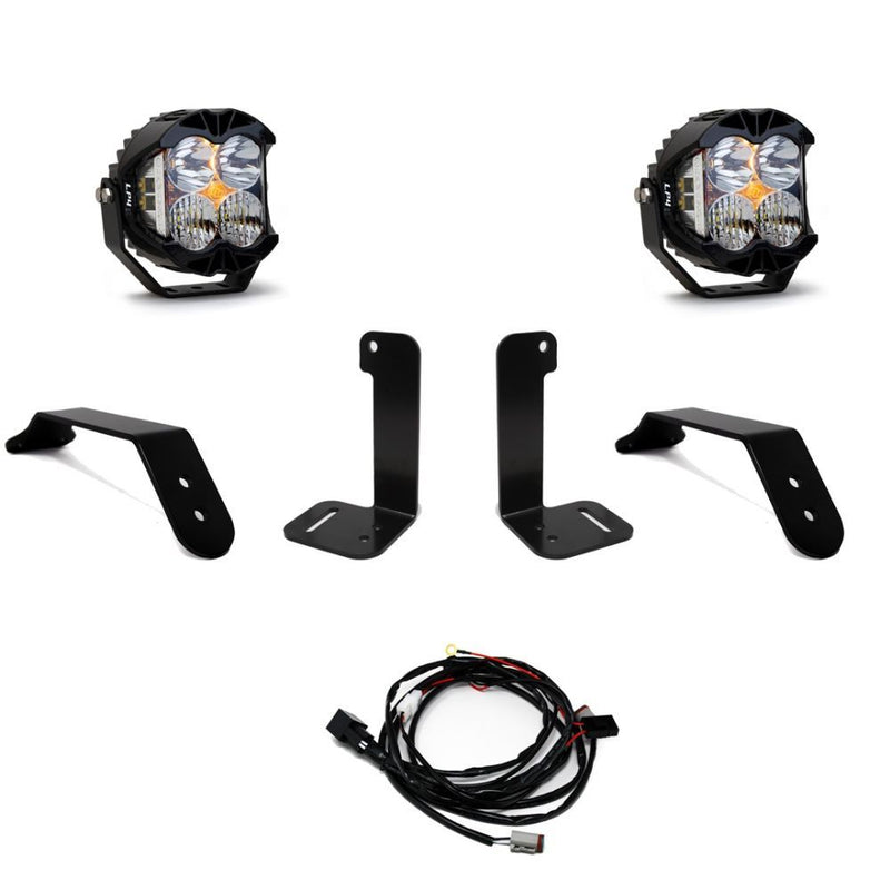 Load image into Gallery viewer, Baja Designs Bumper LED Light Kit LP4 Series Driving/Combo Pattern Clear Lens Toggle Wiring 447658