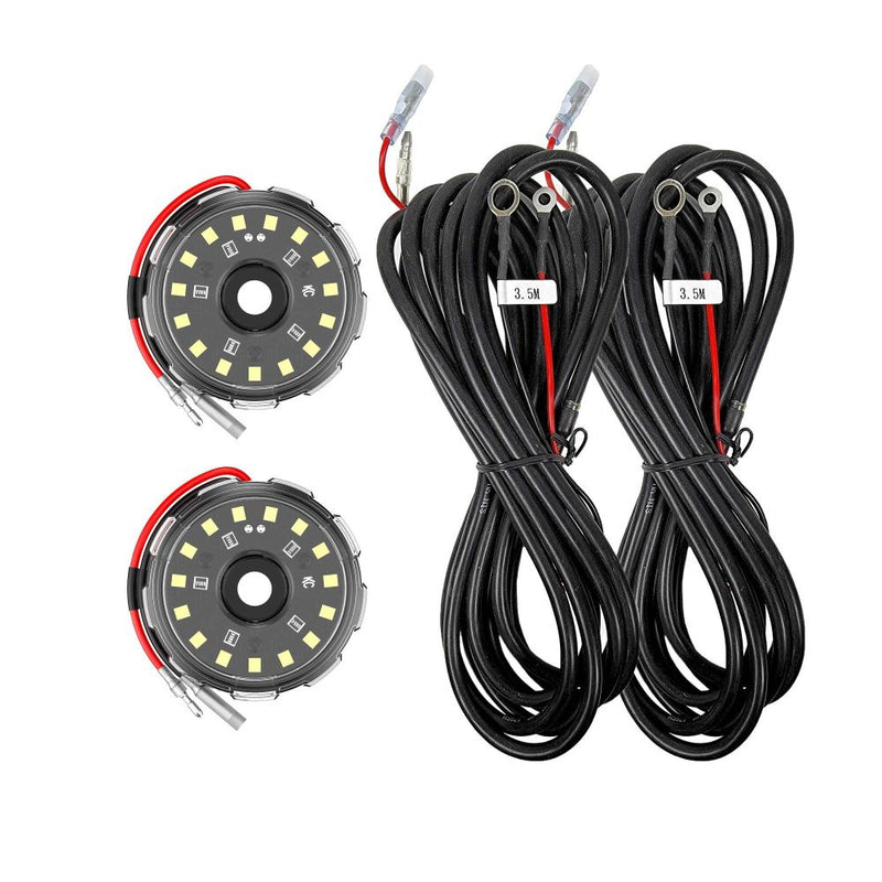 Load image into Gallery viewer, KC HiLiTES Two-Light Add-On Cyclone V2 Kit - Clear - 3.5 Meters Long 6333