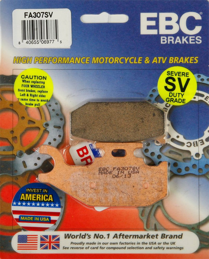 Load image into Gallery viewer, EBC 1 Pair SV Series Severe Duty Brake Pads MPN FA307SV