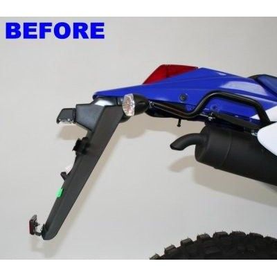 Load image into Gallery viewer, R&G Racing Black Tail Tidy License Plate Holder For 1974-1981 Yamaha DT125 R