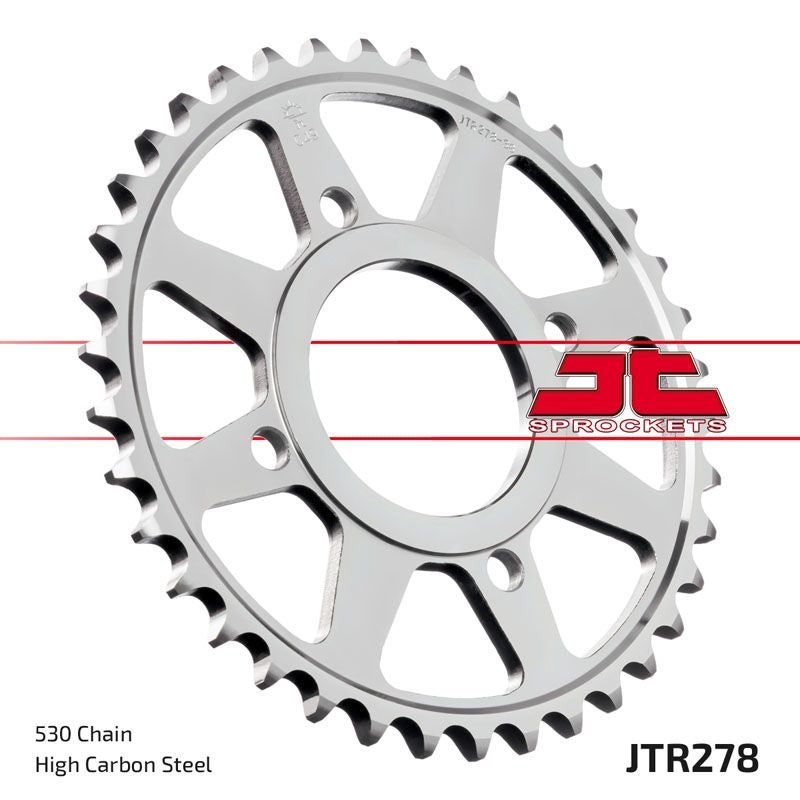 Load image into Gallery viewer, JT Sprockets Rear Steel Sprocket 38 Tooth 38T 530 Chain For Honda CB400F Super Sport F1,F2 1975-1979 JTR278.38