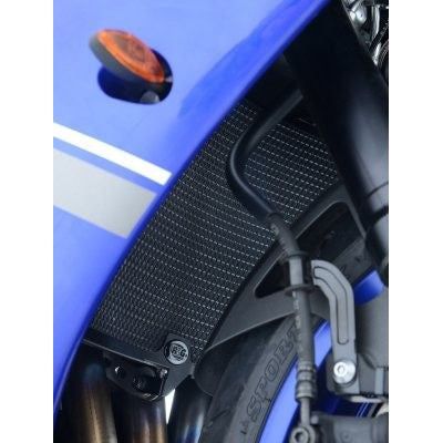 Load image into Gallery viewer, R&G Racing Black Aluminum Radiator Guard For 2009-2014 Yamaha YZF R1 RAD0071BK