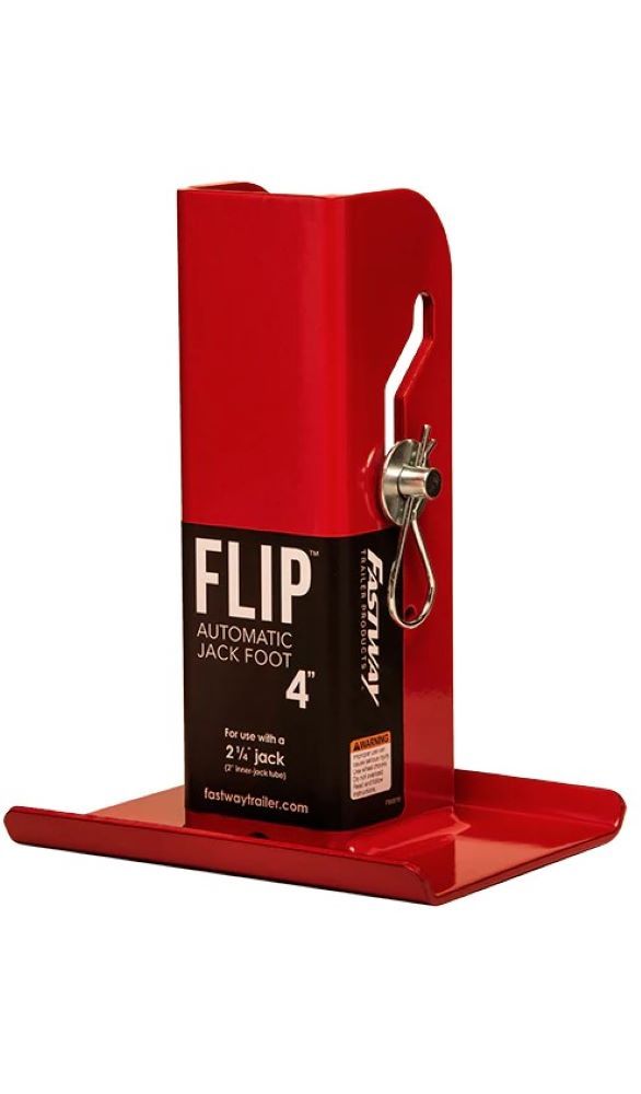 Load image into Gallery viewer, Fastway Flip Automatic Folding Jack Foot - 4 Inch
