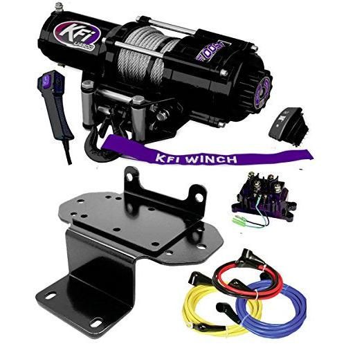 Load image into Gallery viewer, 4500 lb KFI Winch Combo UTV with Mount Yamaha Rhino 450 660 700 2003-2013 NEW