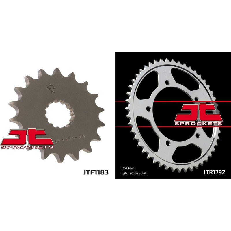 Load image into Gallery viewer, Front & Rear Sprocket Kit for TRIUMPH 800 Bonneville 02-06 JT Sprockets