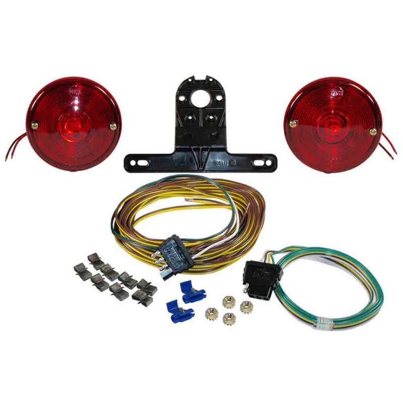 Load image into Gallery viewer, Economy Trailer Light Kit with 2 Foot Wire Harness