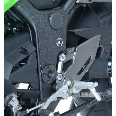 Load image into Gallery viewer, R&G Racing Black Boot Guard Kit For 2013-2017 Kawasaki Ninja 250