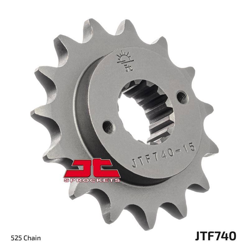Load image into Gallery viewer, JT Sprockets Front Steel Sprocket 16 Tooth 16T 525 Chain JTF740.16