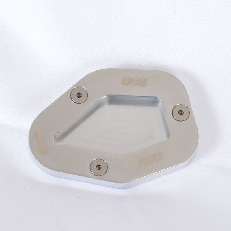 Load image into Gallery viewer, R&G Racing Silver Kickstand Shoe For 2013-2018 Triumph Tiger 1050 Sport