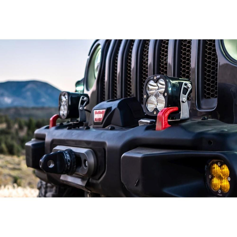 Load image into Gallery viewer, Baja Designs Bumper LED Light Kit XL80 Series Driving/Combo Pattern Clear Lens Toggle Wiring 447669