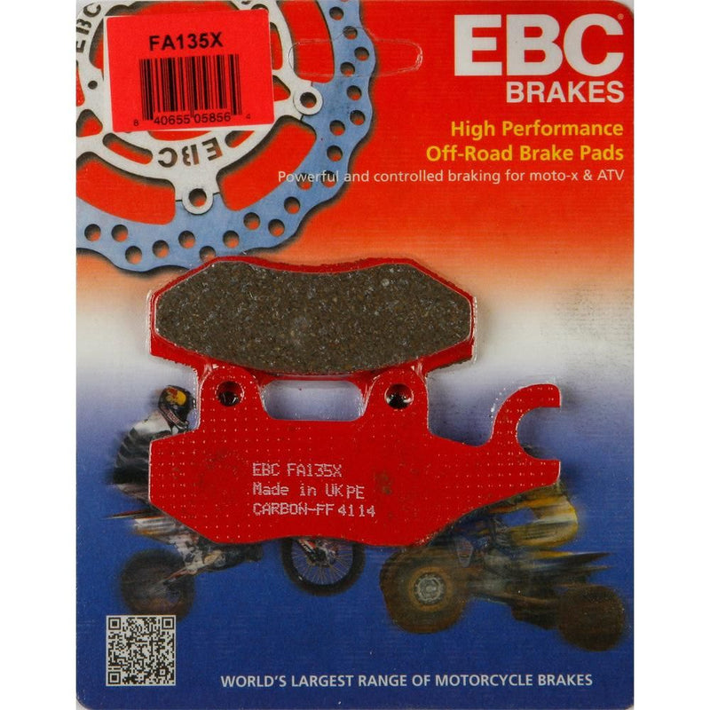 Load image into Gallery viewer, EBC 1 Pair Performance X-Series Carbon Brake Pads MPN FA135X