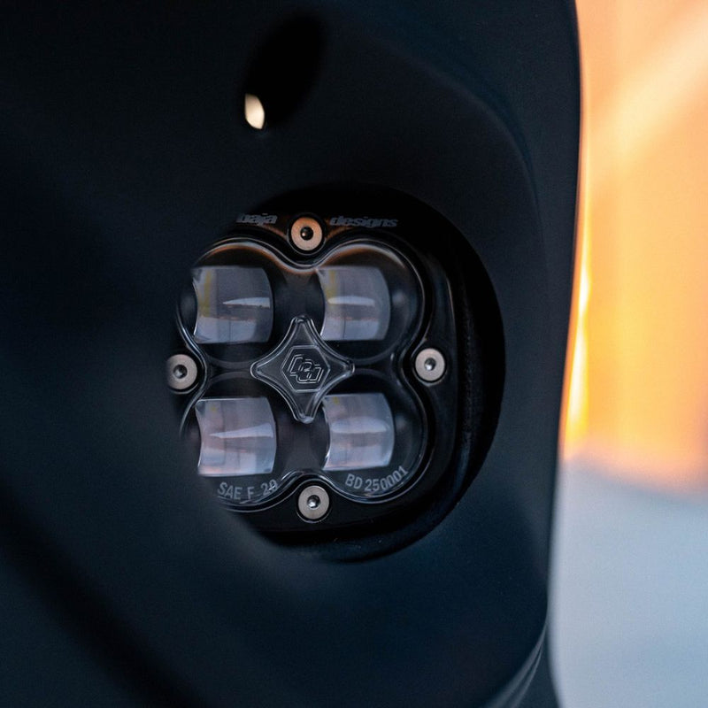Load image into Gallery viewer, Baja Designs Fog Pocket Light Kit Squadron SAE Series Spot Pattern Clear Lens 447863