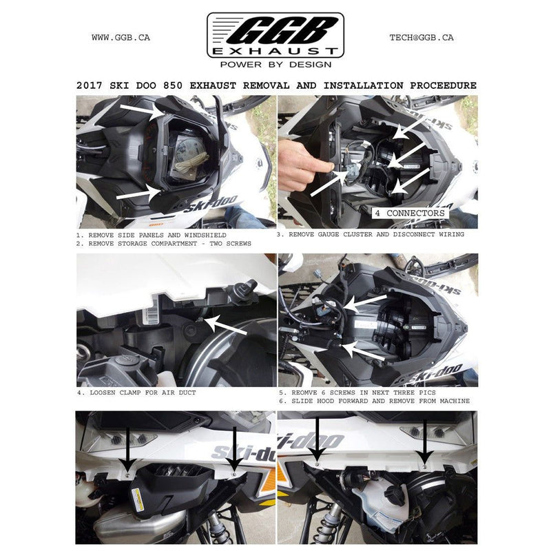 Load image into Gallery viewer, GGB Exhaust Quiet Can Muffler For 2021-2023 Ski-Doo Gen 4 600R E-TEC 762-1058-2