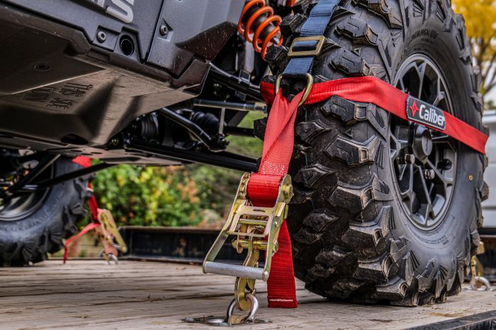 Load image into Gallery viewer, Caliber Trailblazer Orv Tie-Downs - 4 Pack with Carry Bag 13594