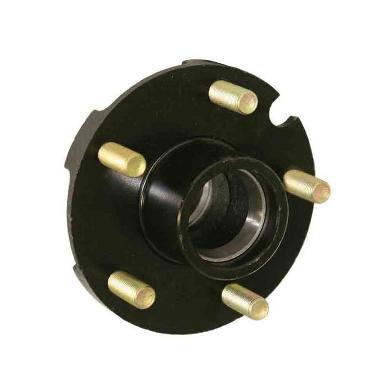 Load image into Gallery viewer, 5-Bolt on 4-1/2" Studded Trailer Hub (Shorty - 3-1/2") for 1 Inch or 1-1/16 Inch Straight Spindles (BT-150A-02)