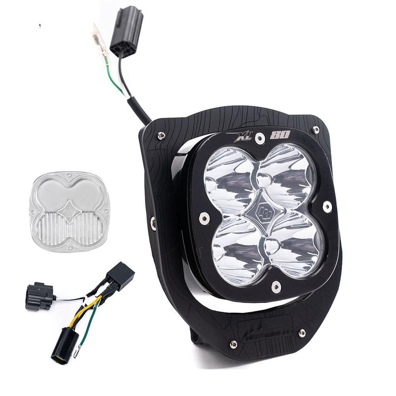 Load image into Gallery viewer, Baja Designs Headlight Kit With Hi-Lo Harness XL80 Series Spot Pattern Clear Lens 677105