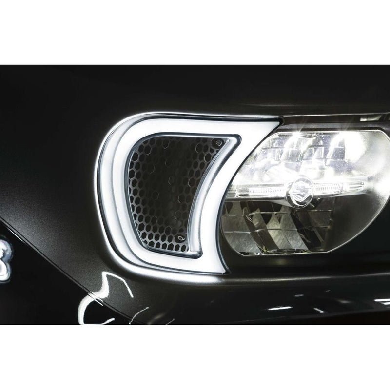 Load image into Gallery viewer, Kuryakyn Tracer Red/Gold Headlight Vent Accents 2947