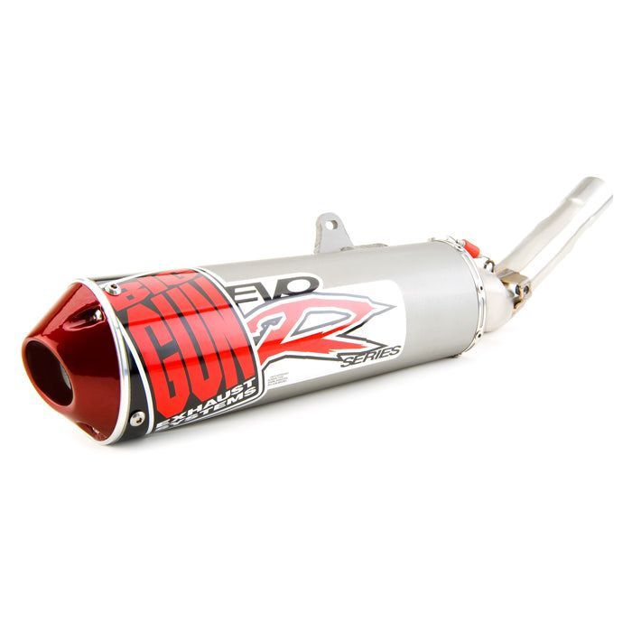 Load image into Gallery viewer, Big Gun EVO Race Stainless Steel Slip-On Exhaust System With Red End Tip