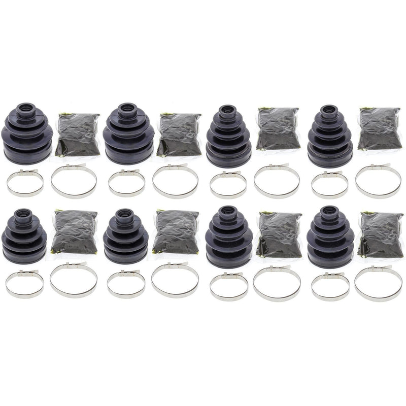 Load image into Gallery viewer, Complete Front & Rear Inner & Outer CV Boot Repair Kit for Yamaha 660 RHINO 2004