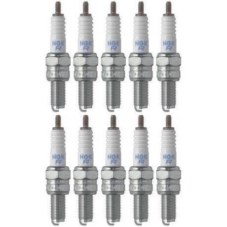 Load image into Gallery viewer, Set of 10 NGK Standard Spark Plugs for Suzuki DR250SE 2001 Engine 250cc